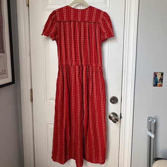 Dawn Dress by Christy Dawn in Hibiscus Zinnia Stripe - Picture 5 of 11